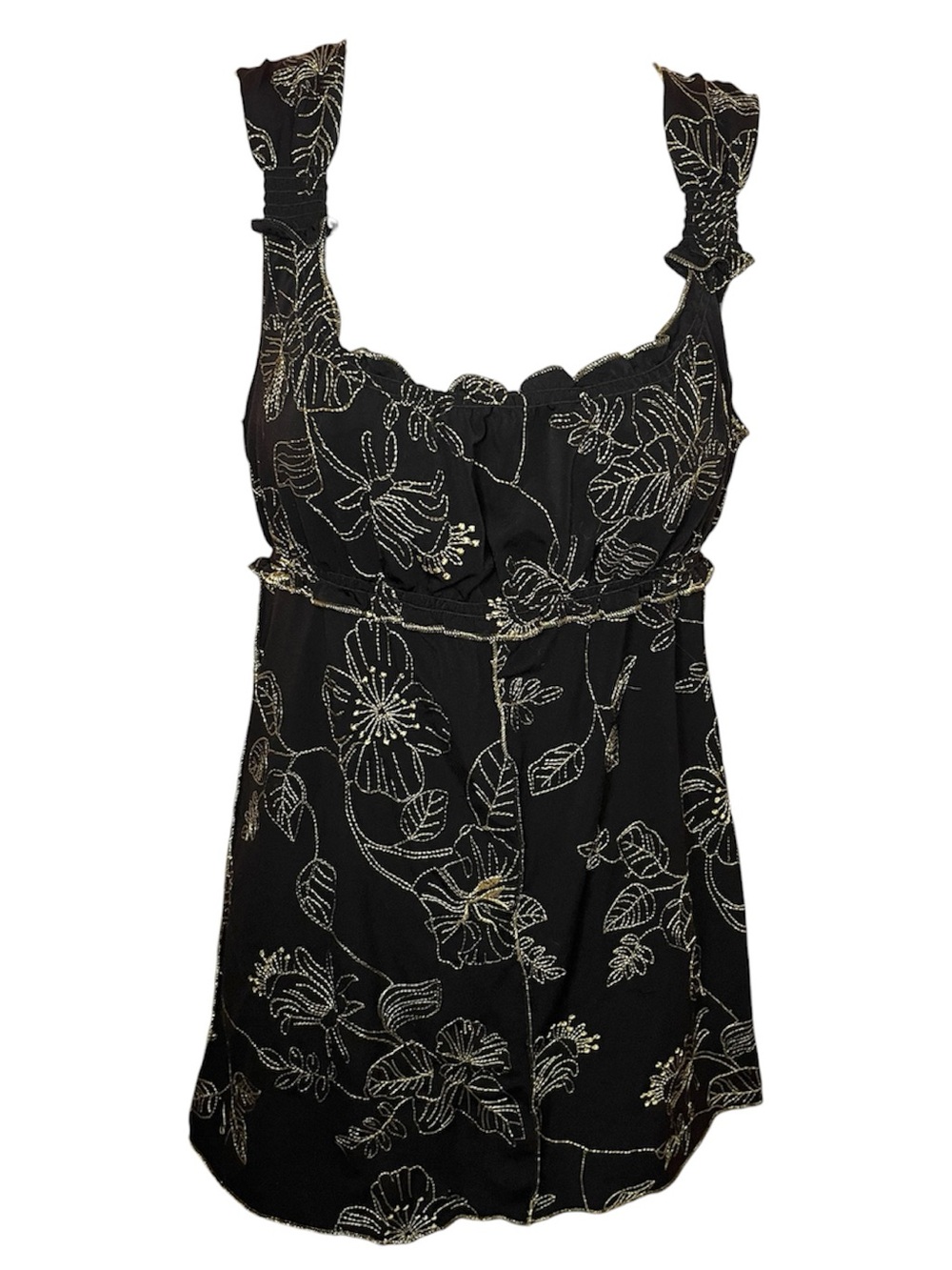 BCBGMaxAzaria 2000s Y2K Babydoll Cami